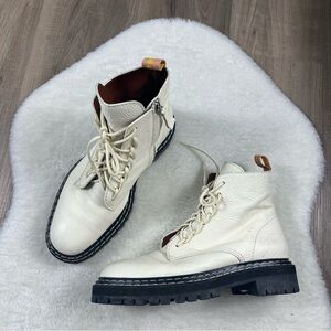 Proenza Schouler lace up lug sole boots